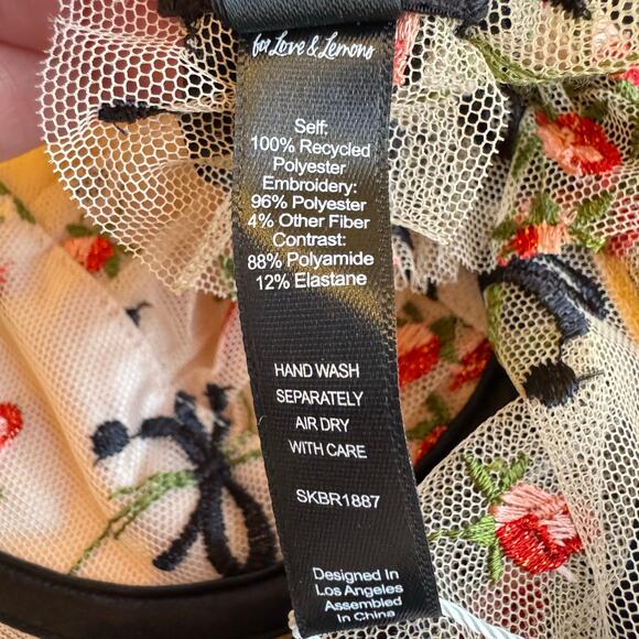 For Love & Lemons Lace Bow Corset Top NWT 32DD Coquette Renaissance Bustier Sexy - Picture 11 of 15